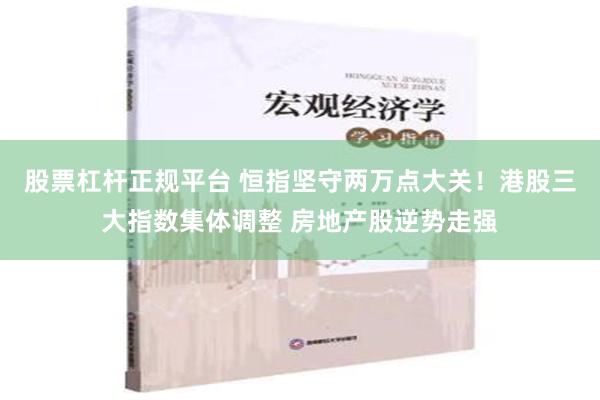 股票杠杆正规平台 恒指坚守两万点大关！港股三大指数集体调整 房地产股逆势走强